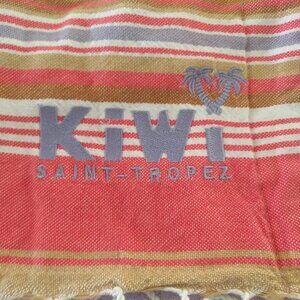 KIWI ST-TROPEZ Beautiful double side Multicolor Beach Towel (64"x33")